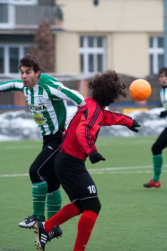 Utkání Dragoun cupu 2010 Bohemians B proti Sezimovu Ústí s výsledkem 4:4