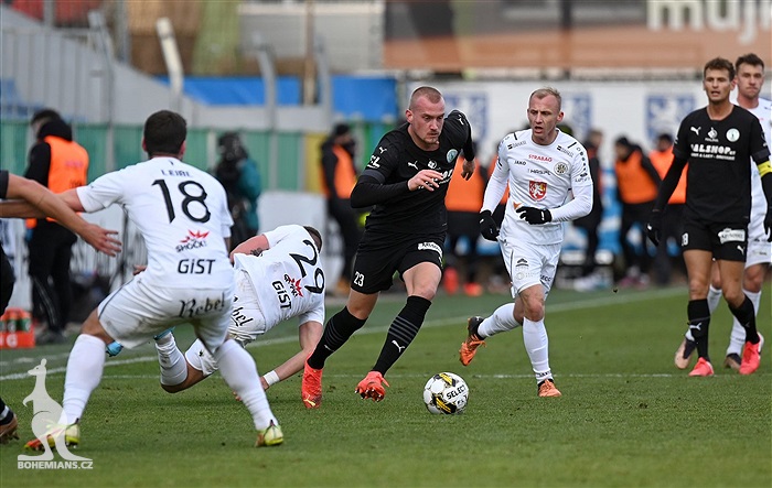 Hradec Králové - Bohemians 0:2 (0:2)
