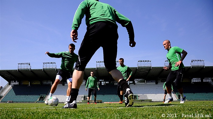 Páteční příprava Klokanů na utkání s Olomoucí