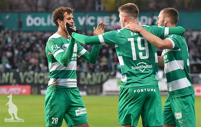 Bohemians - Zlín 3:2 (0:2)