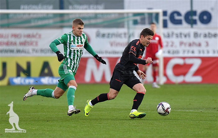 Bohemians - Jablonec 1:2 (0:2)