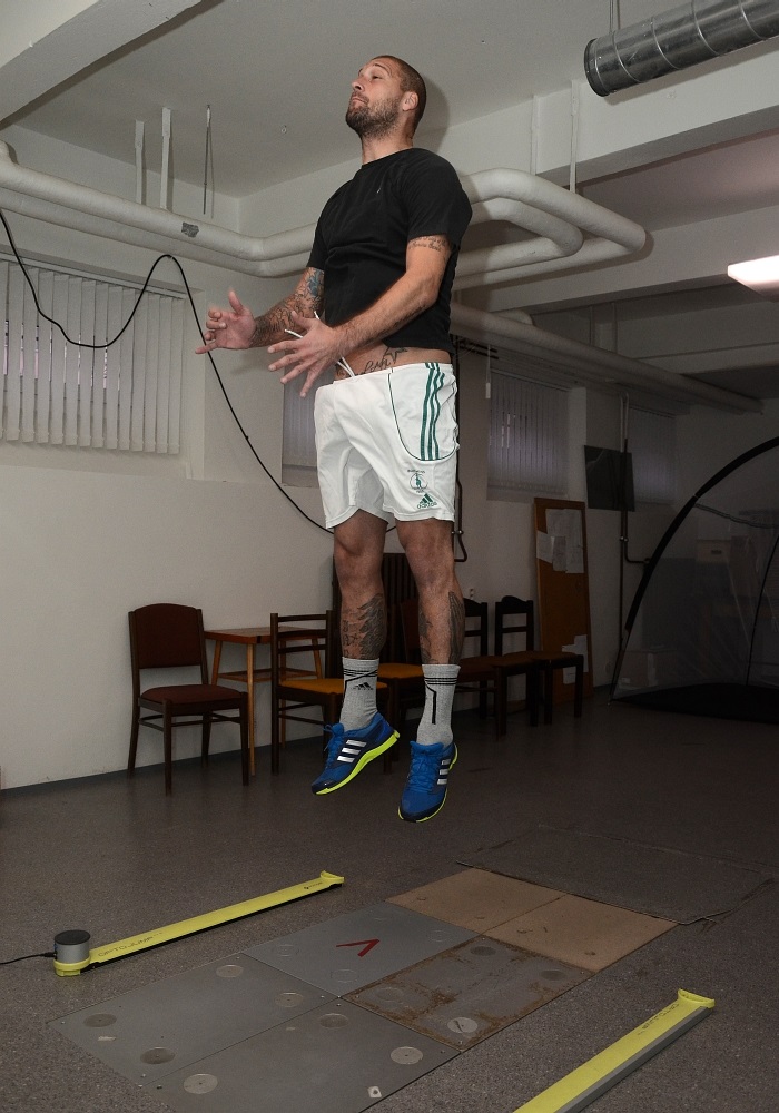 Kondiční testy na FTVS UK