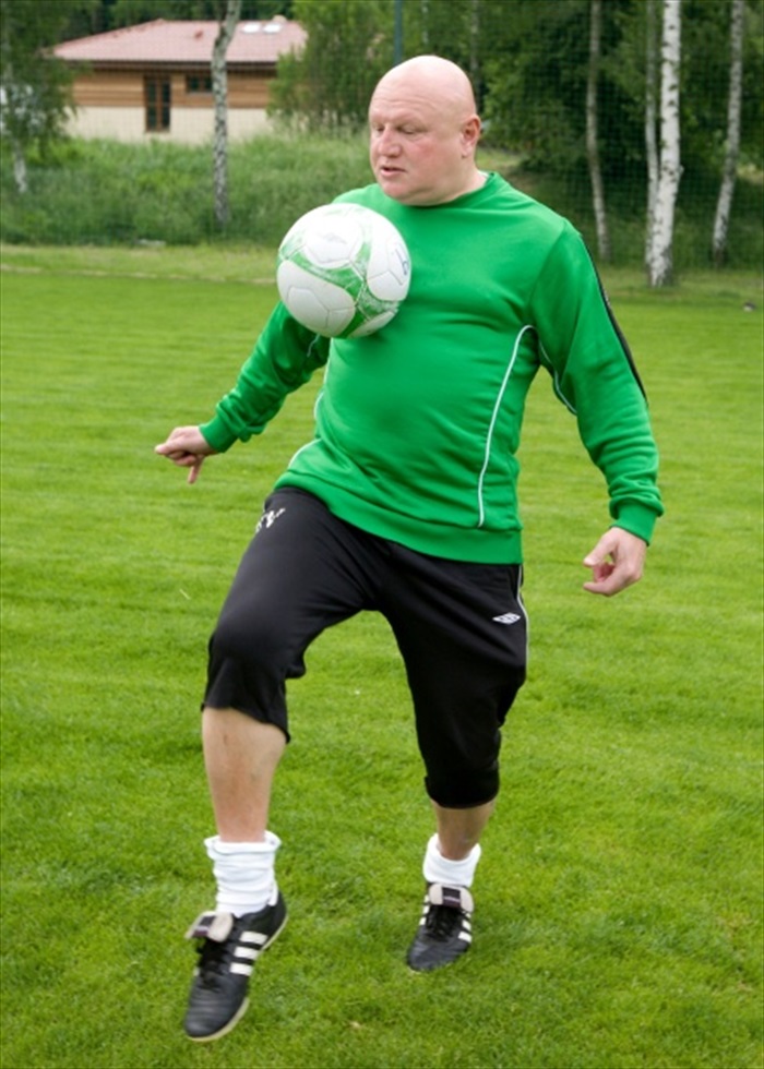 První trénink letní přípravy v Hrdlořezích.