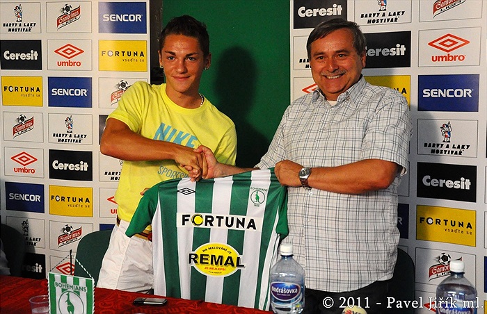 NIcolas Šumský podepsal smlouvu s Bohemians 1905