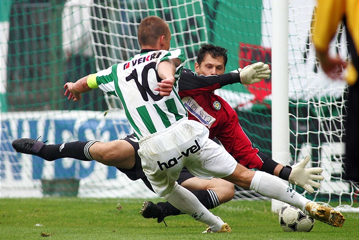 Jedna ze Slezákových šancí.