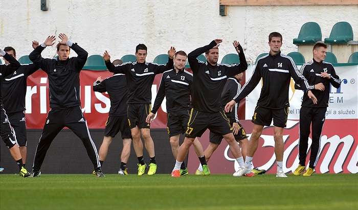 Předzápasový trénink