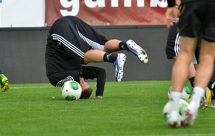 Předzápasový trénink