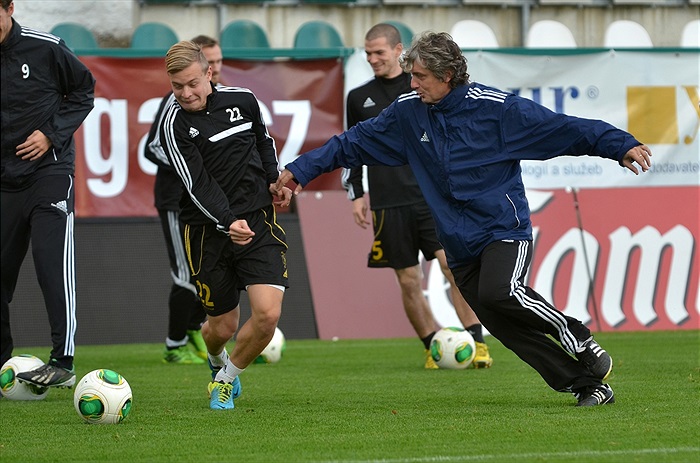 Předzápasový trénink