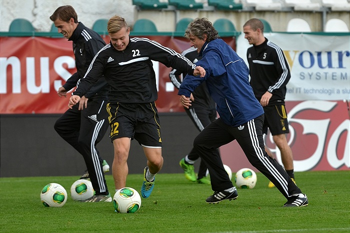 Předzápasový trénink