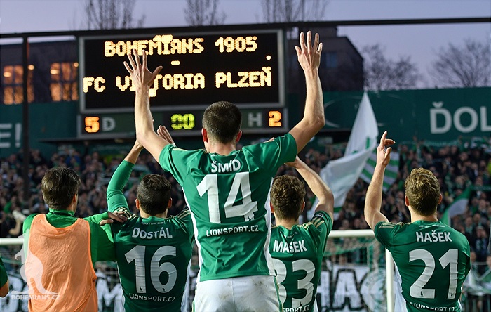 Bohemians Praha 1905 - FC Viktoria Plzeň 5:2 (4:2)