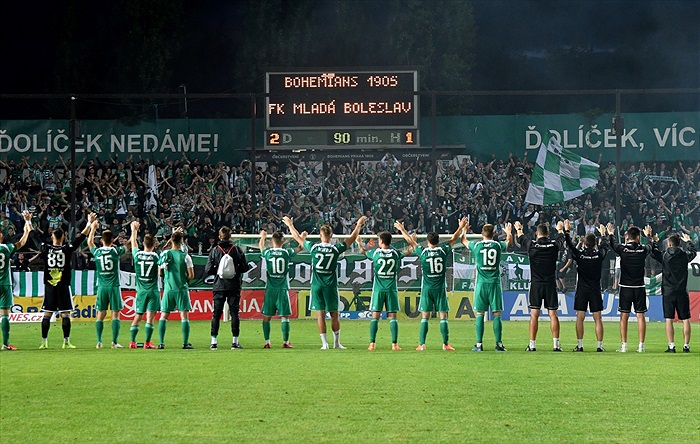 Bohemians - Mladá Boleslav 2:1 (1:0)