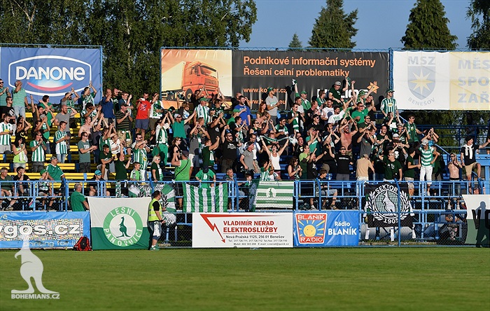 Benešov - Bohemians 1:5 (0:3)