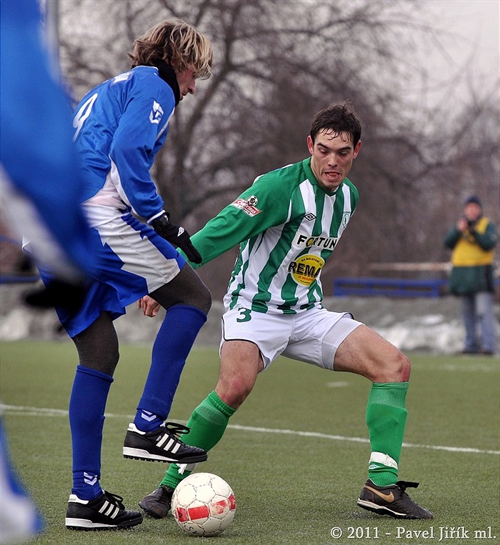 Bohemians 1905 B - Vlašim 0:3, utkání zimního turnaje na Vyšehradě