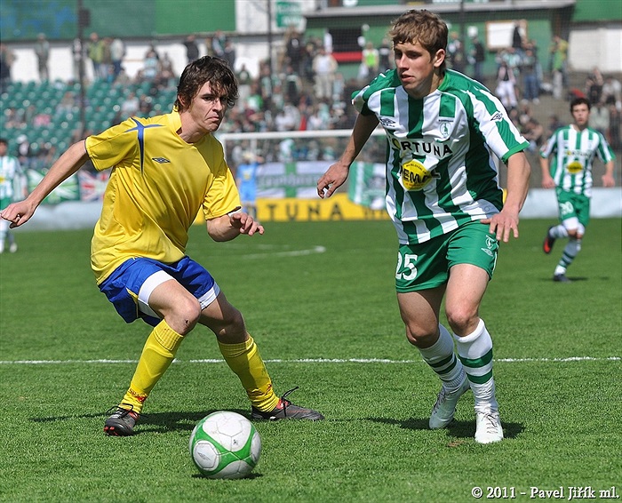 Bohemians 1905 B - Benešov 2:2 (1:2)