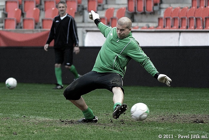 Předzápasový trenink v STA. Bohemka se připravuje na Brno.