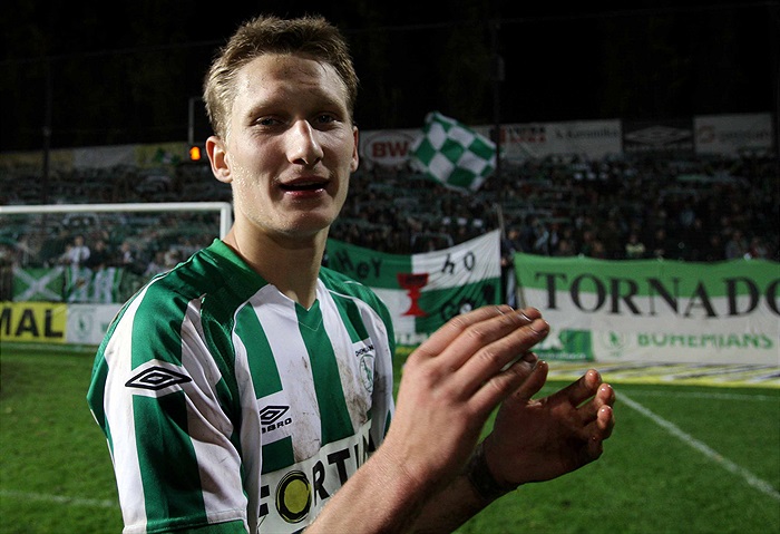 Děkovačka po utkání.