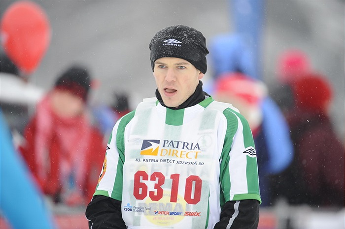 Martin Kotyza na Jizerské padesátce.