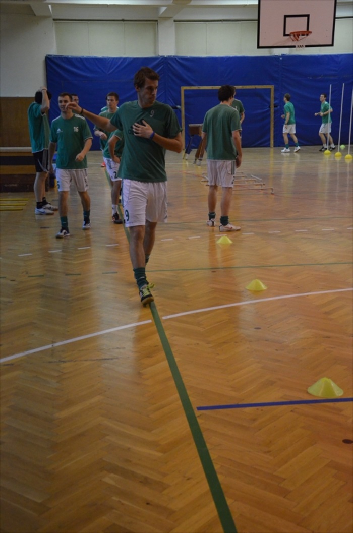 Odpolední trénink v Sokolovně Vršovice