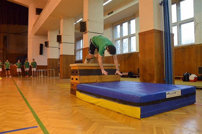 Odpolední trénink v Sokolovně Vršovice