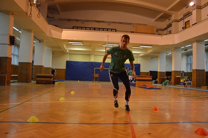 Odpolední trénink v Sokolovně Vršovice