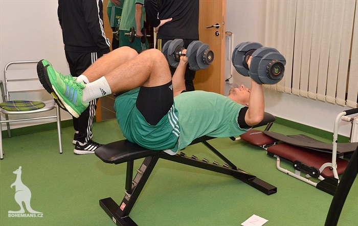 Příprava probíhá i v posilovně