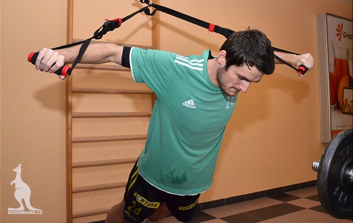 Příprava probíhá i v posilovně