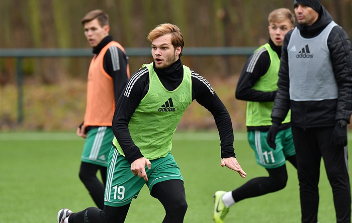 Páteční trénínk již s Matějem Pulkrabem