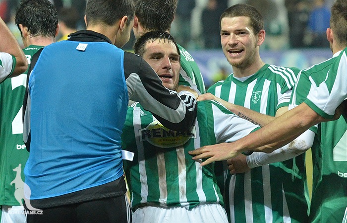 Bohemians Praha 1905 - FC Fastav Zlín 2:1 (1:0)
