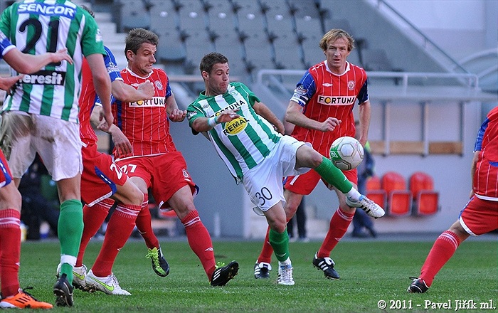 Bohemians 1905 - FC Zbrojovka Brno 2:1 (2:0)