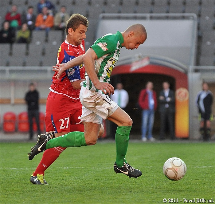 Bohemians 1905 - FC Zbrojovka Brno 2:1 (2:0)