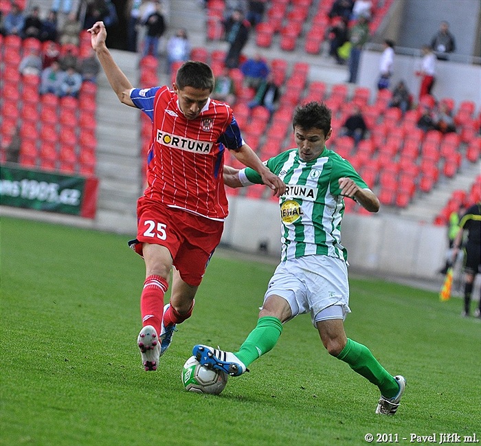 Bohemians 1905 - FC Zbrojovka Brno 2:1 (2:0)