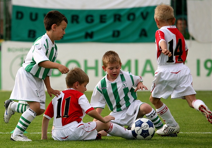 Zápas přípravek Bohemka - Slavia 1:0.