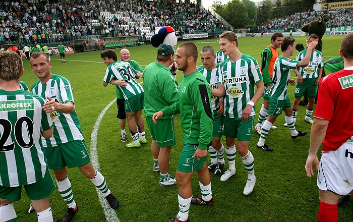 Radost po závěrečném hvizdu.