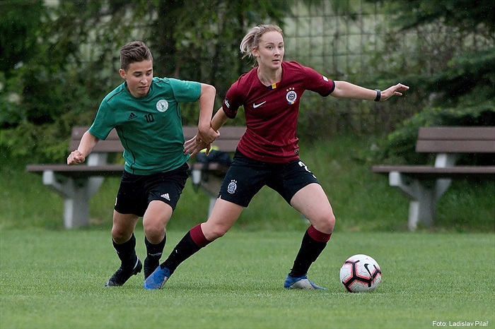 CU Bohemians Praha U14 - AC Sparta Praha ženy 1:4 (1:4)