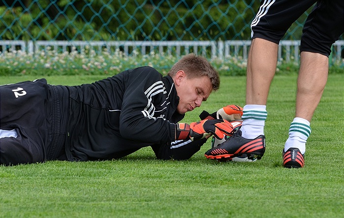 Brankářský trénink - Břízky, léto 2014