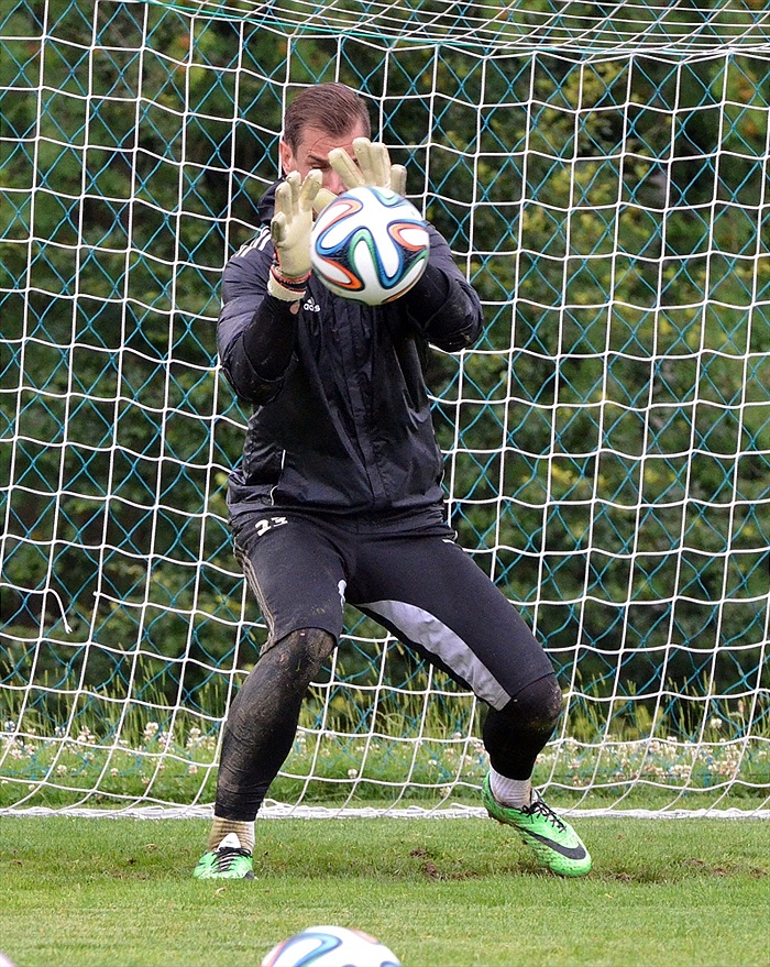 Brankářský trénink - Břízky, léto 2014