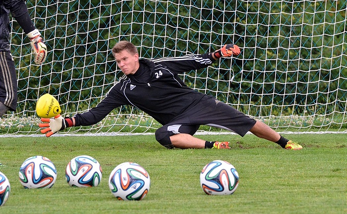 Brankářský trénink - Břízky, léto 2014