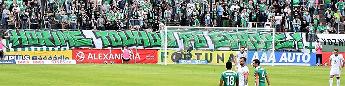 Dění na tribunách: Bohemians - Mladá Boleslav