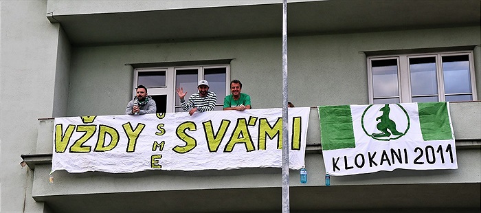 Dění na tribunách: Bohemians - Mladá Boleslav