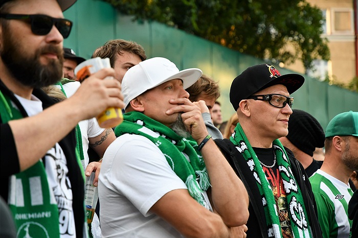 Dění na tribunách: Bohemians - Mladá Boleslav