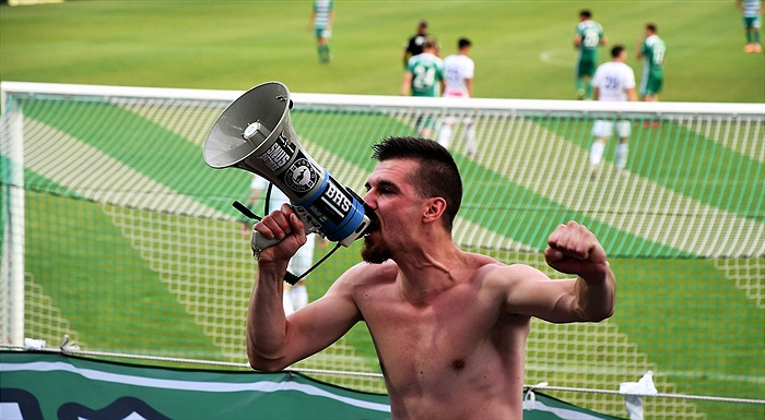 Dění na tribunách: Bohemians - Mladá Boleslav