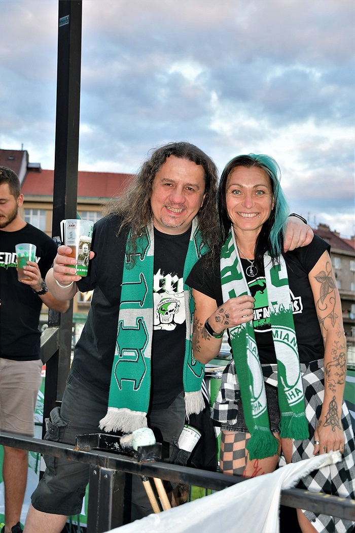 Dění na tribunách: Bohemians - Mladá Boleslav