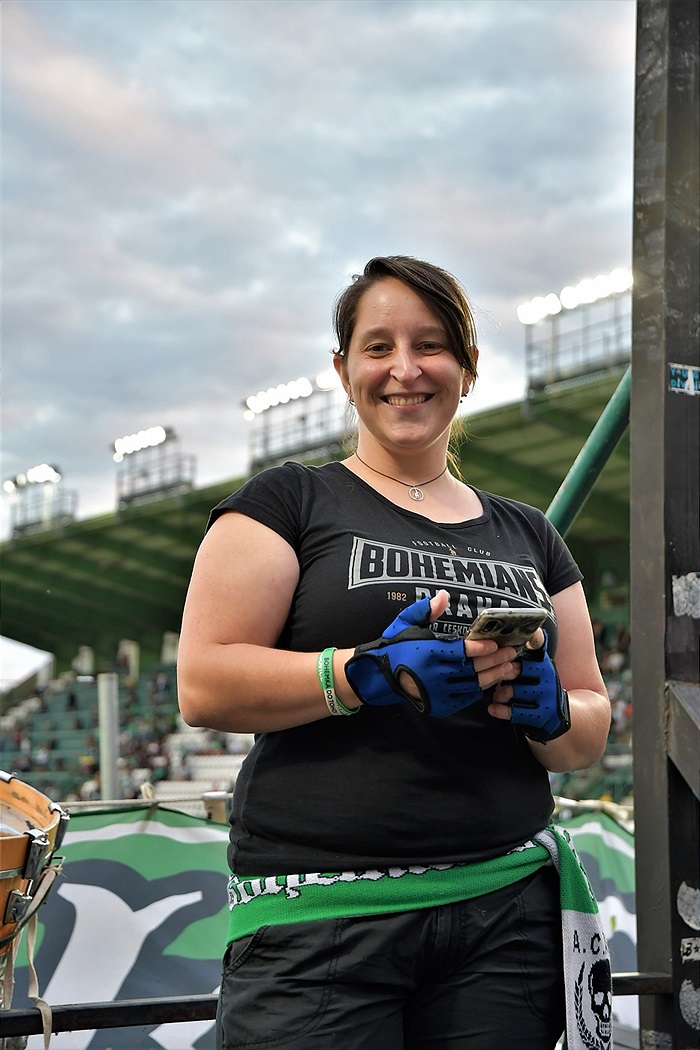 Dění na tribunách: Bohemians - Mladá Boleslav