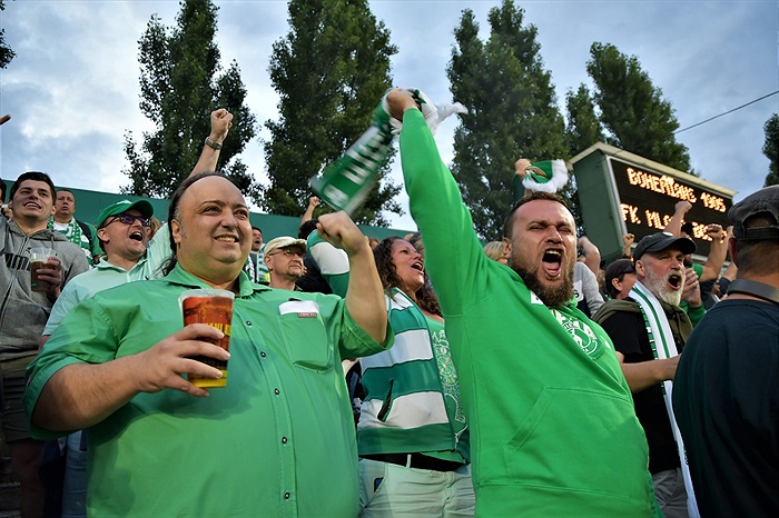 Dění na tribunách: Bohemians - Mladá Boleslav