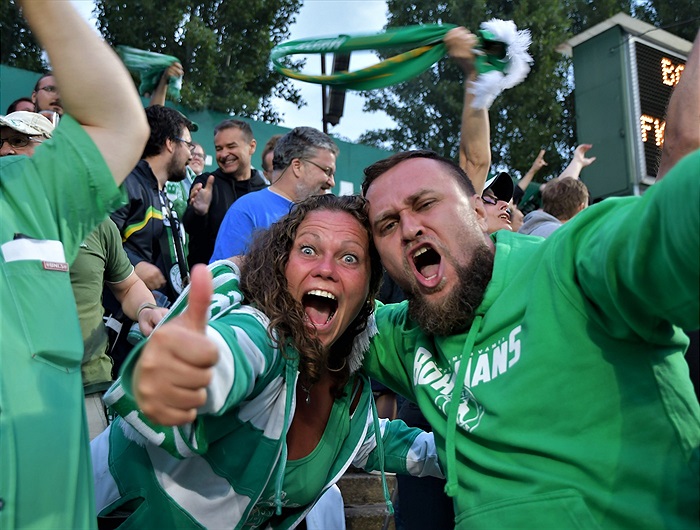 Dění na tribunách: Bohemians - Mladá Boleslav