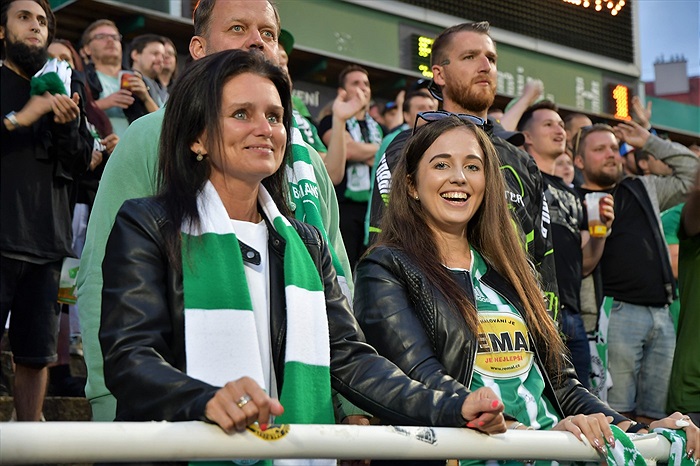Dění na tribunách: Bohemians - Mladá Boleslav