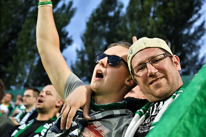 Dění na tribunách: Bohemians - Mladá Boleslav