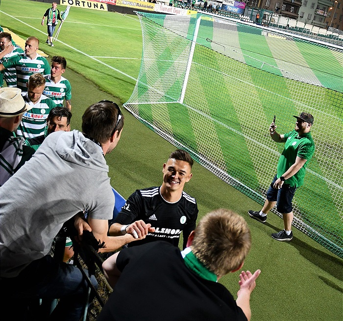 Dění na tribunách: Bohemians - Mladá Boleslav