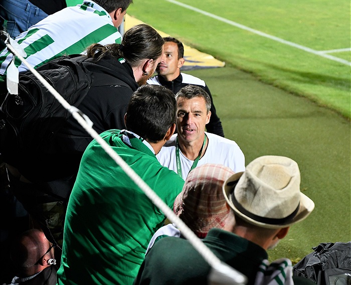 Dění na tribunách: Bohemians - Mladá Boleslav