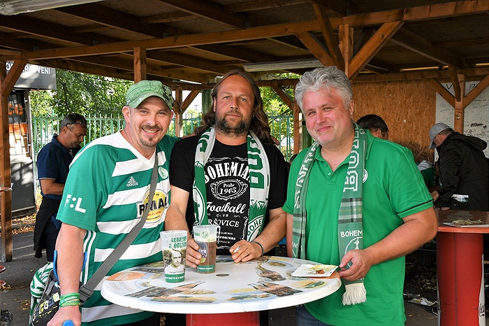 Dění na tribunách: Bohemians - Mladá Boleslav